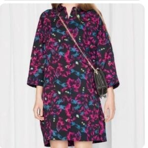 & Other Stories Paris Atelier Floral Shirt Dress
